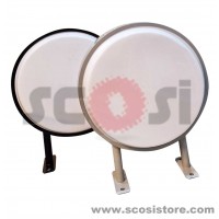 Caja de luz redonda 40 cms aluminio adonizado