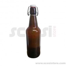 Botella cervecera EZ CAP 750 ml con tapón de plástico a presión