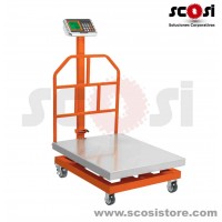 Báscula electrónica de plataforma, 600 kg