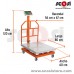 Báscula electrónica de plataforma, 600 kg