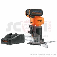 Router 1/4 ", 1 batería 4Ah, TRUPER PRO